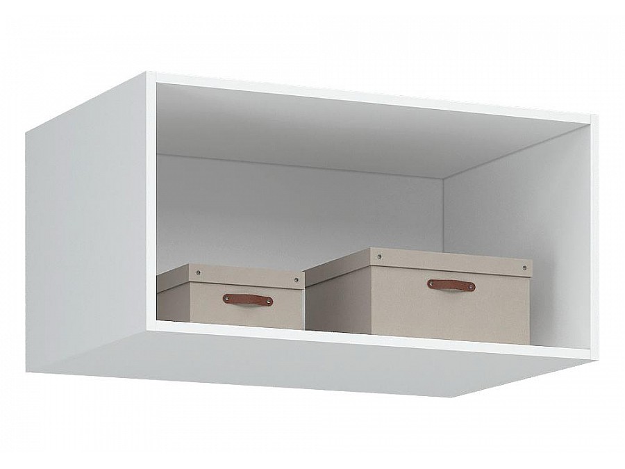 Шкафы Широн 1600 белый / белый с антресолью