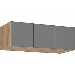 Шкафы Широн 1200 графит серый / дуб крафт золото