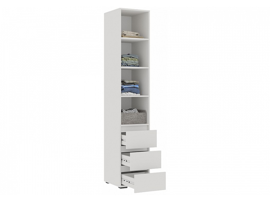 Шкаф Элла ПН 03 белый / белый