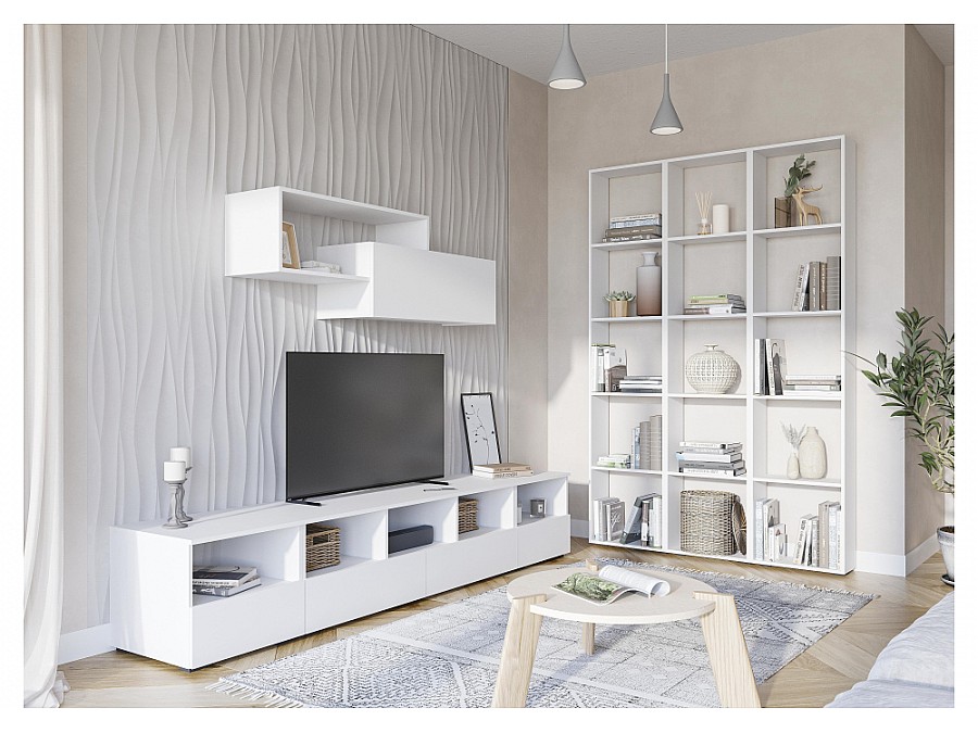 Шкаф Элла ПЛ 01 белый / белый