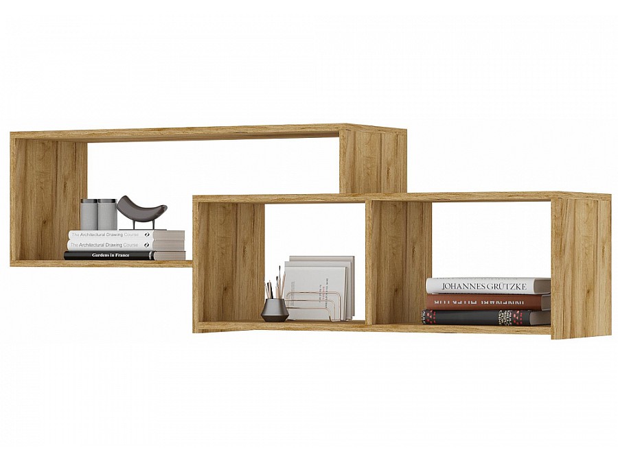 Шкаф Элла ПЛ 01 белый / дуб крафт золото