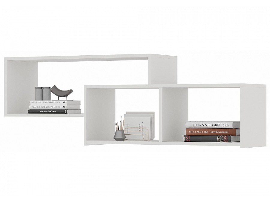 Шкаф Элла ПЛ 01 белый / белый