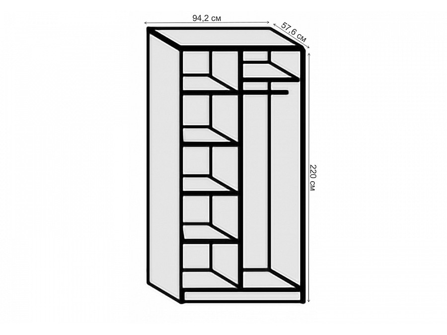 Шкафы Кэт-6 Кантри бодега / сандал белый