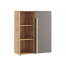 Стеллаж Чернин дуб вотан / графит