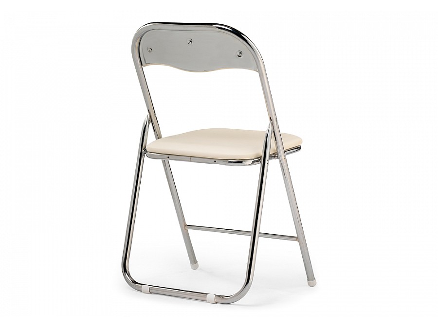 Стул на металлокаркасе Fold 1 складной beige / chrome