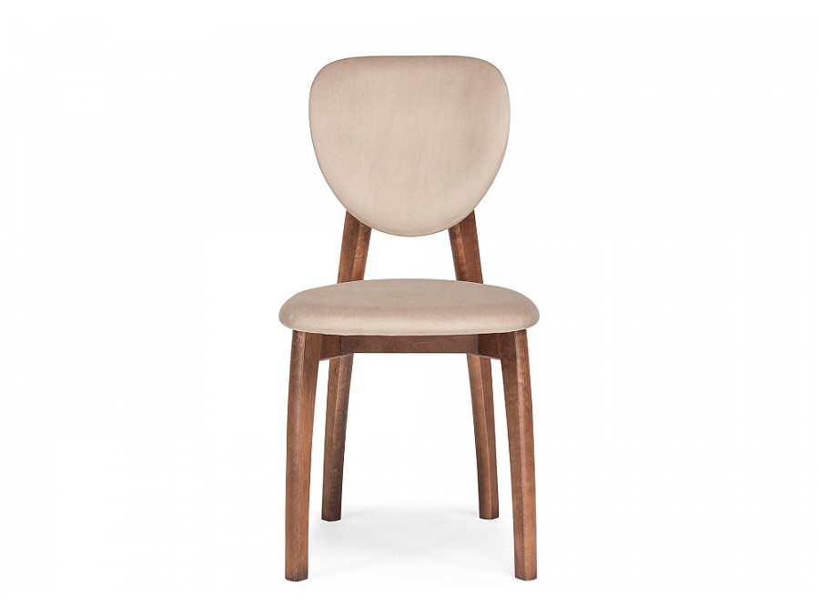 Стул деревянный Вакимо tenerife beige / орех миланский