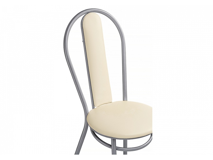 Стул на металлокаркасе Lamniel ваниль в крапинку / светлый мусс