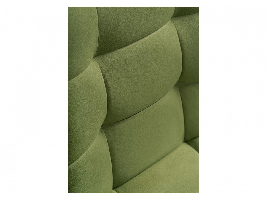 Стул на металлокаркасе Чилли велюр черный / зеленый