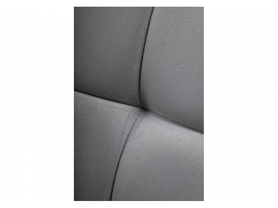 Стул на металлокаркасе Челси велюр темно-серый / белый