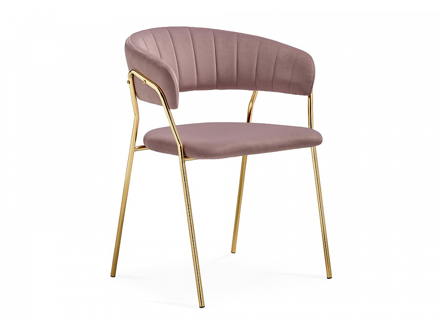 Стул на металлокаркасе Kamelia 1 light purple /gold