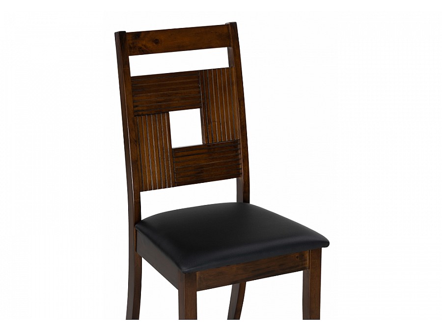 Стул деревянный Kubik dirty oak / black