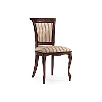 Стул деревянный Амбертин орех / агата полоса серая