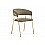 Стул на металлокаркасе Kamelia 1 cappuccino / gold
