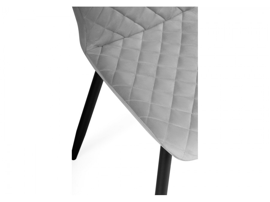 Стул на металлокаркасе Софи светло-серый / черный