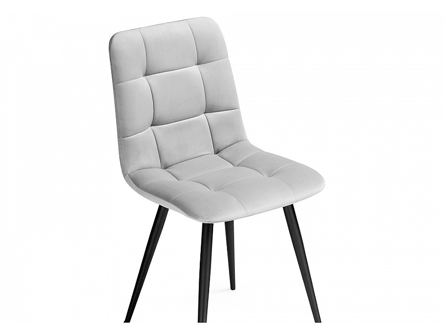 Стул на металлокаркасе Чилли К светло-серый / черный