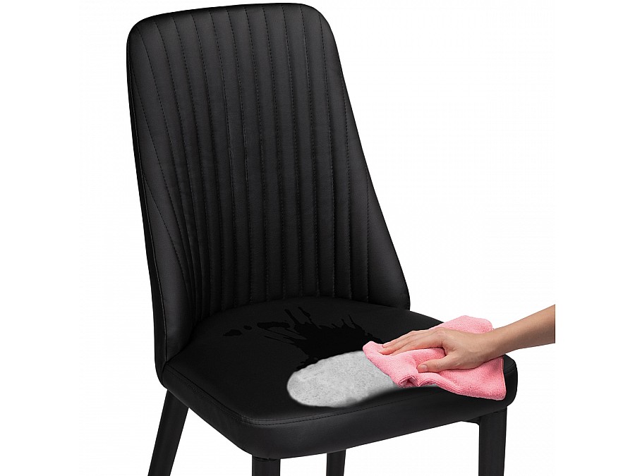 Стул на металлокаркасе Фена R черный