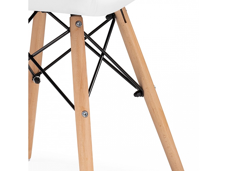 Стул деревянный PC-027 black / white