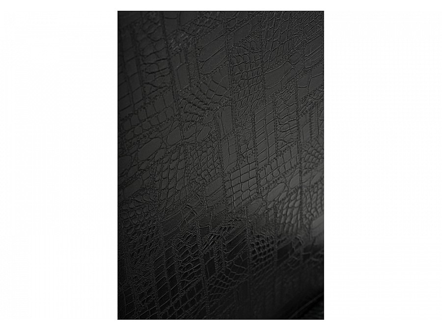 Стул на металлокаркасе Bozanak черный крокодил / светлый мусс