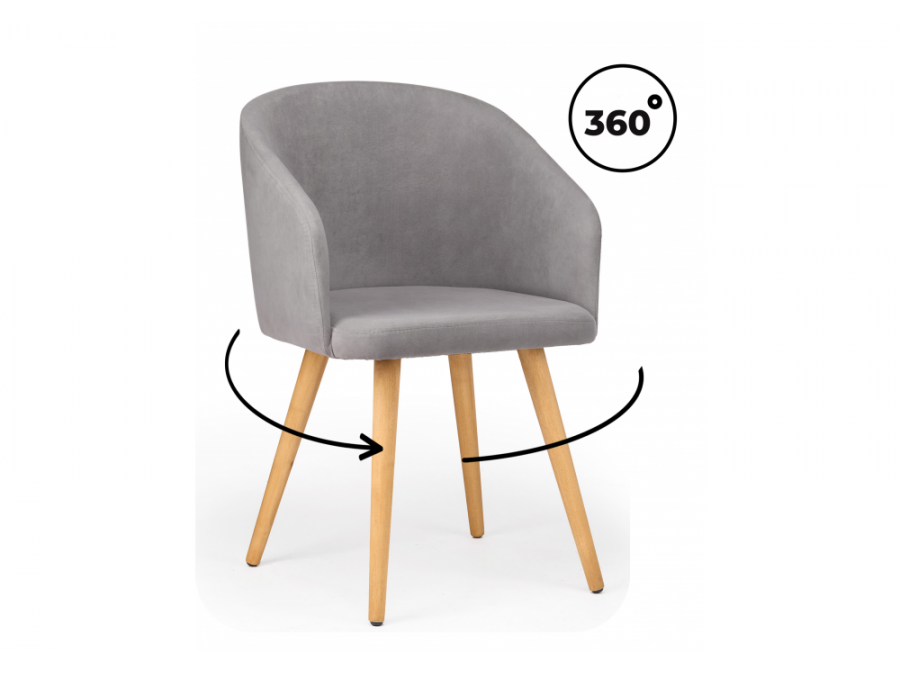 Монер 360 темно-серый (glory 20) / светлое дерево