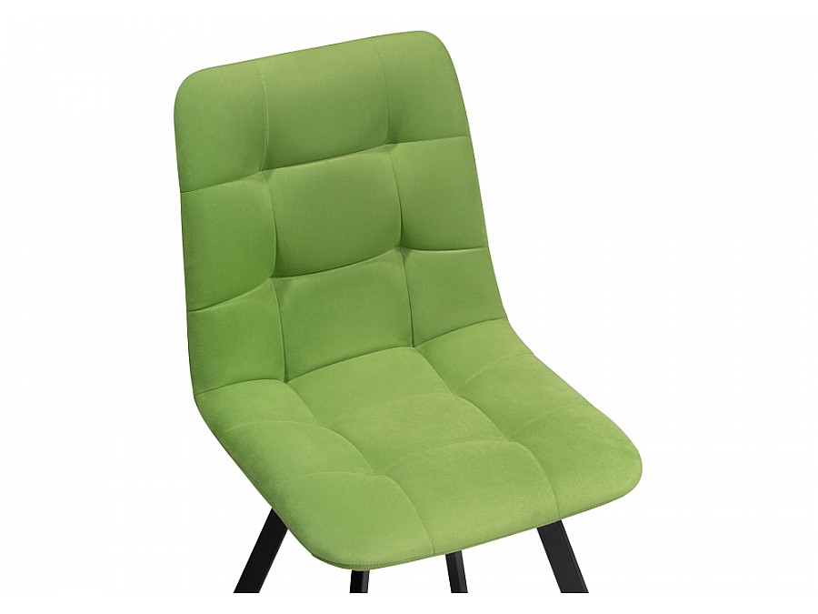 Стул на металлокаркасе Чилли светло-зеленый / черный