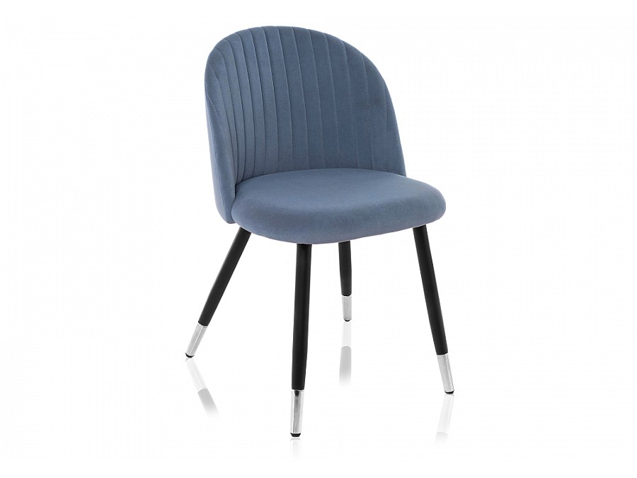 Стул на металлокаркасе Gabi blue / black