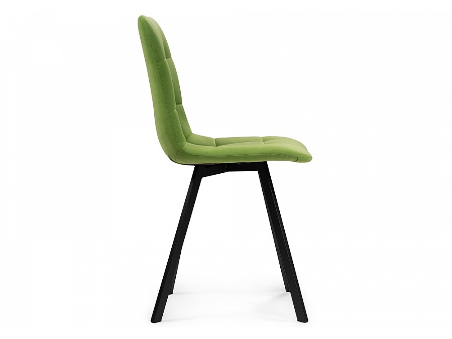 Стул на металлокаркасе Чилли светло-зеленый / черный