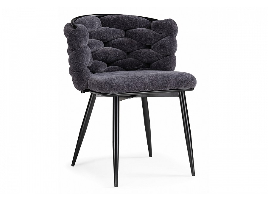 Стул на металлокаркасе Rendi gray-blue / black
