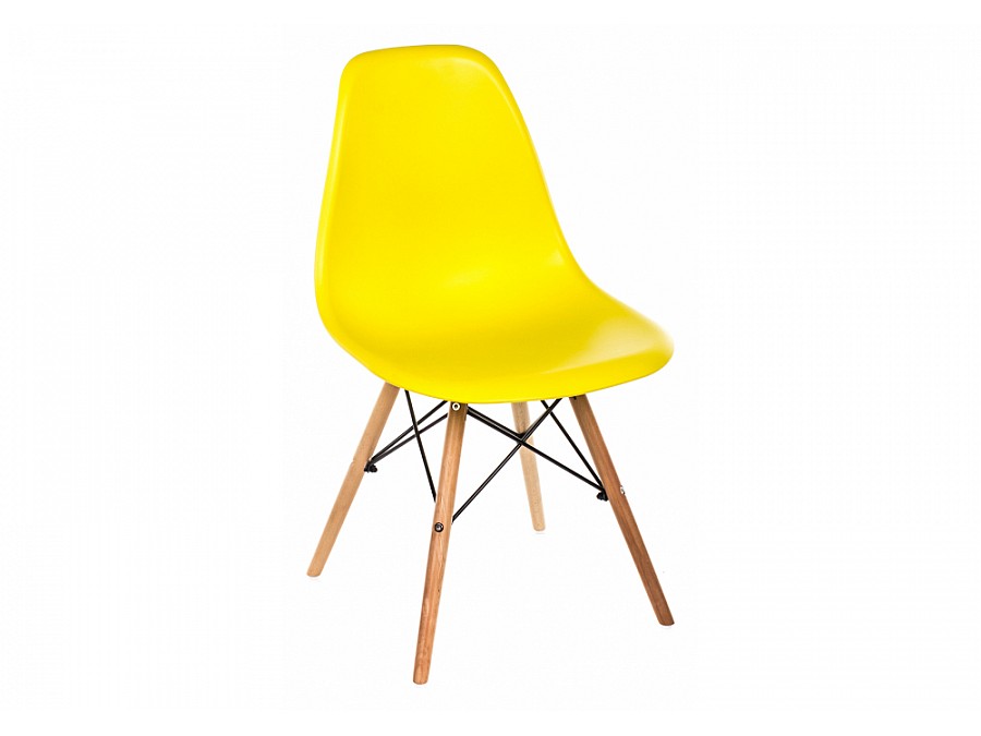 Eames PC-015 желтый ножки дерево
