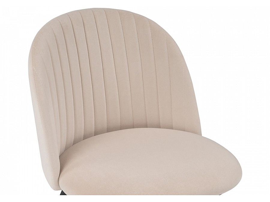 Стул на металлокаркасе Gabi beige / black / gold