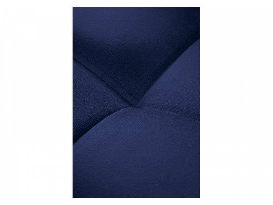 Стул на металлокаркасе Челси велюр синий / черный