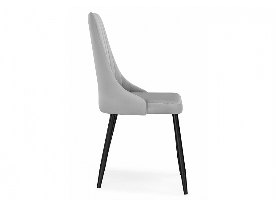 Стул на металлокаркасе Кора светло-серый / черный