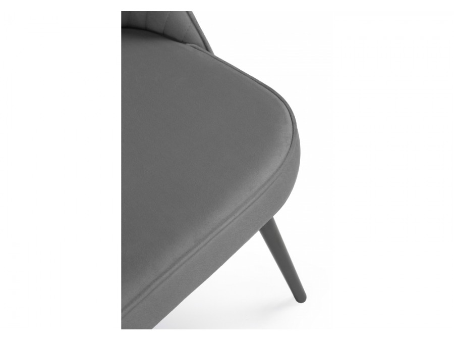 Стул на металлокаркасе Сандвикен черный / velutto 32