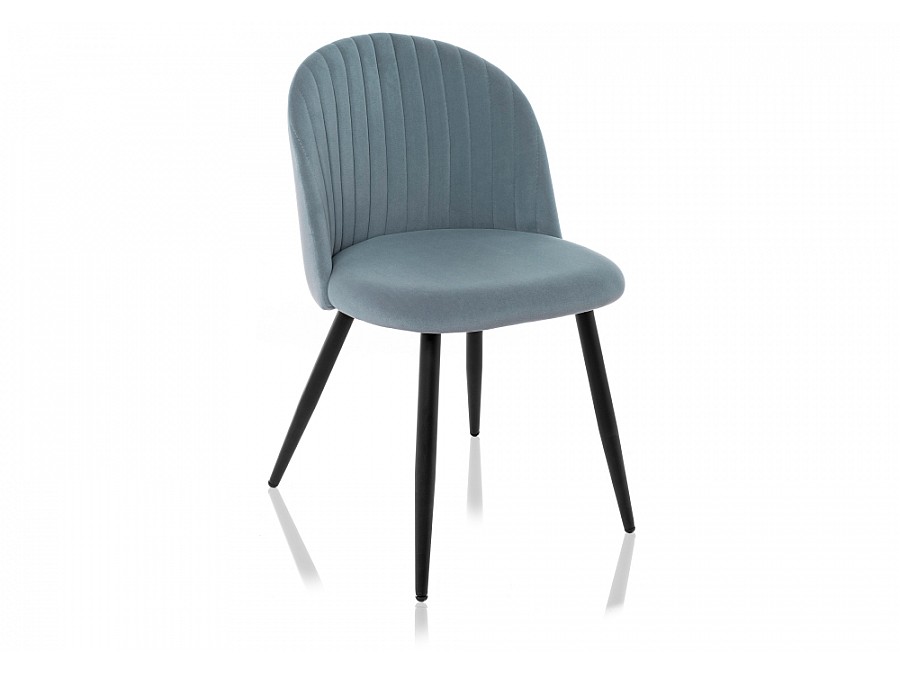 Стул на металлокаркасе Gabi 1 light blue / black