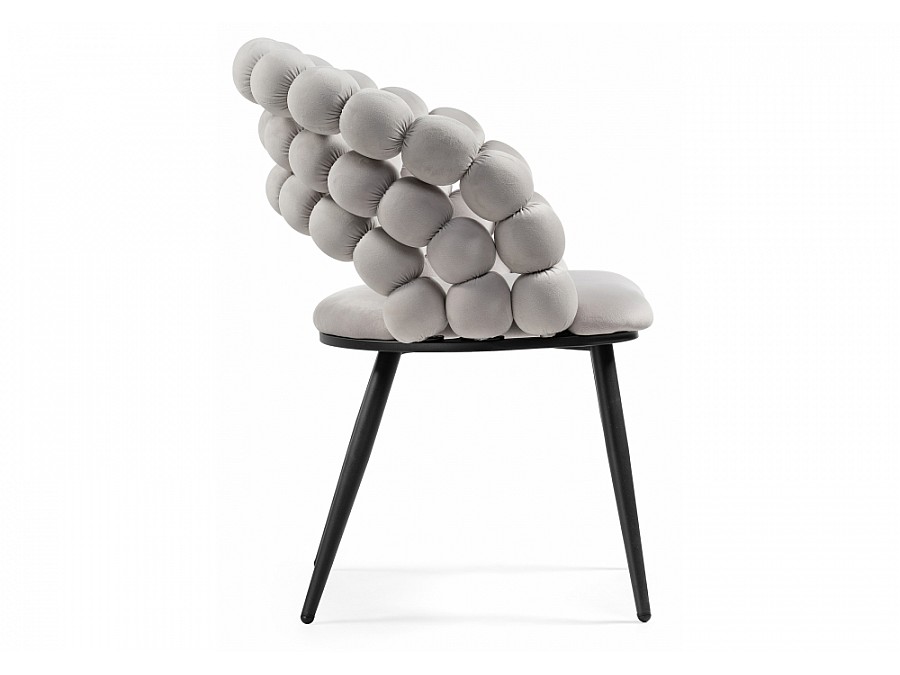 Стул на металлокаркасе Ball gray / black