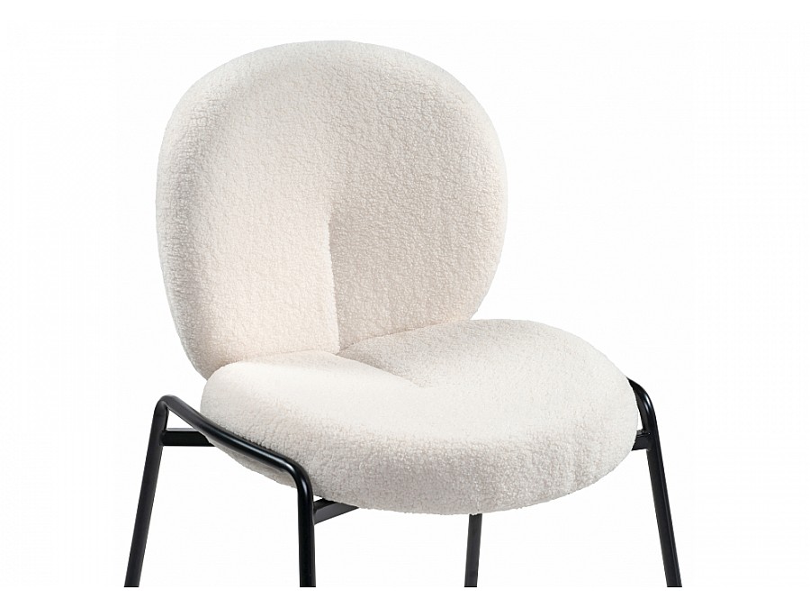 Стул на металлокаркасе Kalipso 1 white / black