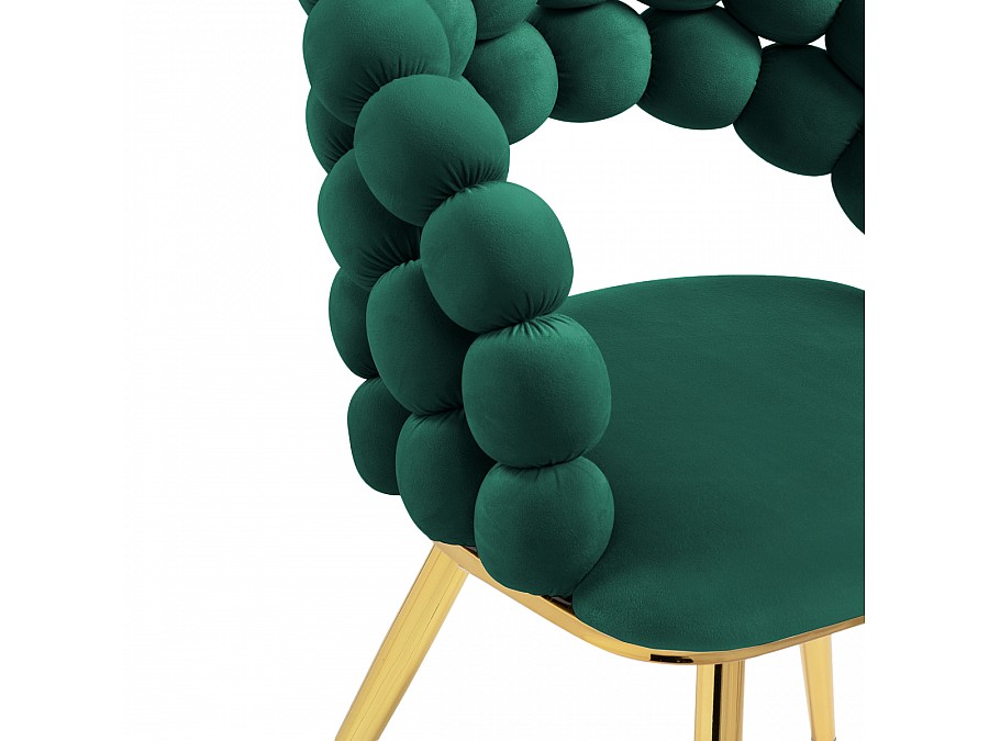 Стул на металлокаркасе Ball beige / gold