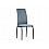 Стул на металлокаркасе Tod light blue / black