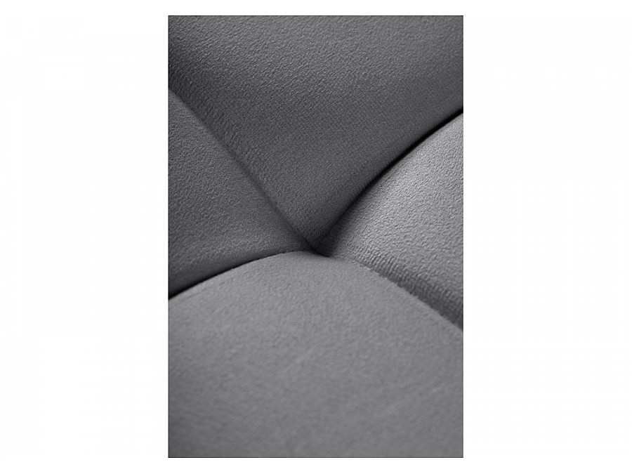 Стул на металлокаркасе Челси велюр темно-серый / черный