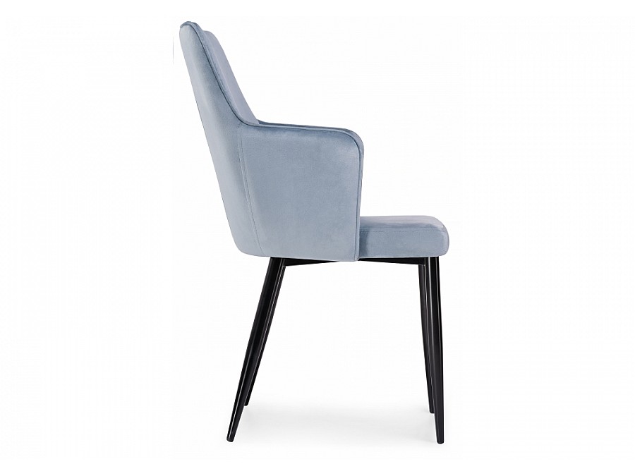 Стул на металлокаркасе Benza blue / black