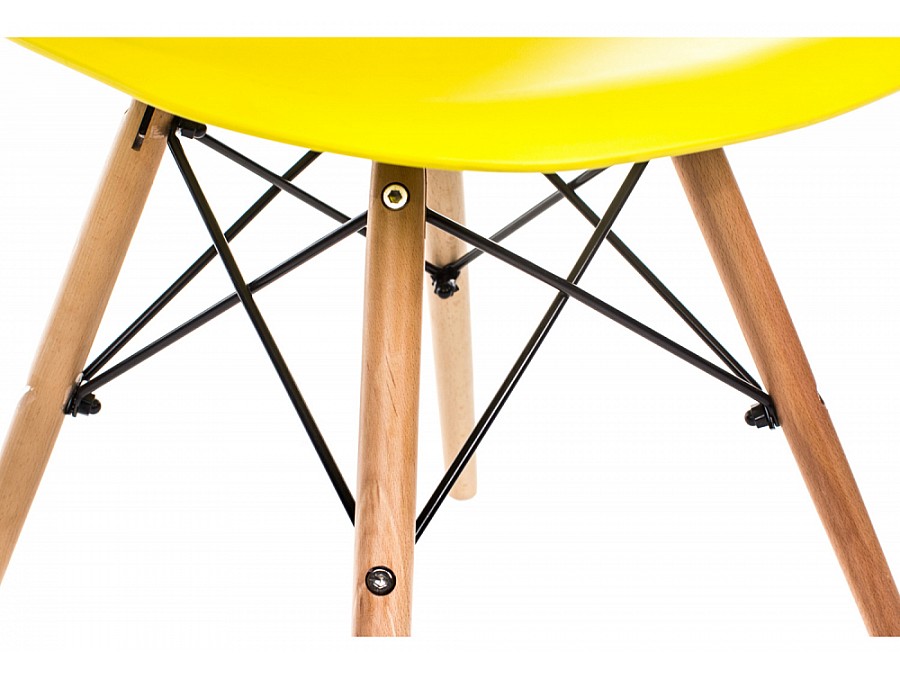 Eames PC-015 желтый ножки дерево