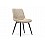 Стул на металлокаркасе Fox beige / black