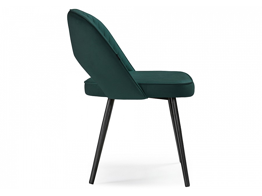 Стул на металлокаркасе Сандвикен черный / velutto 20