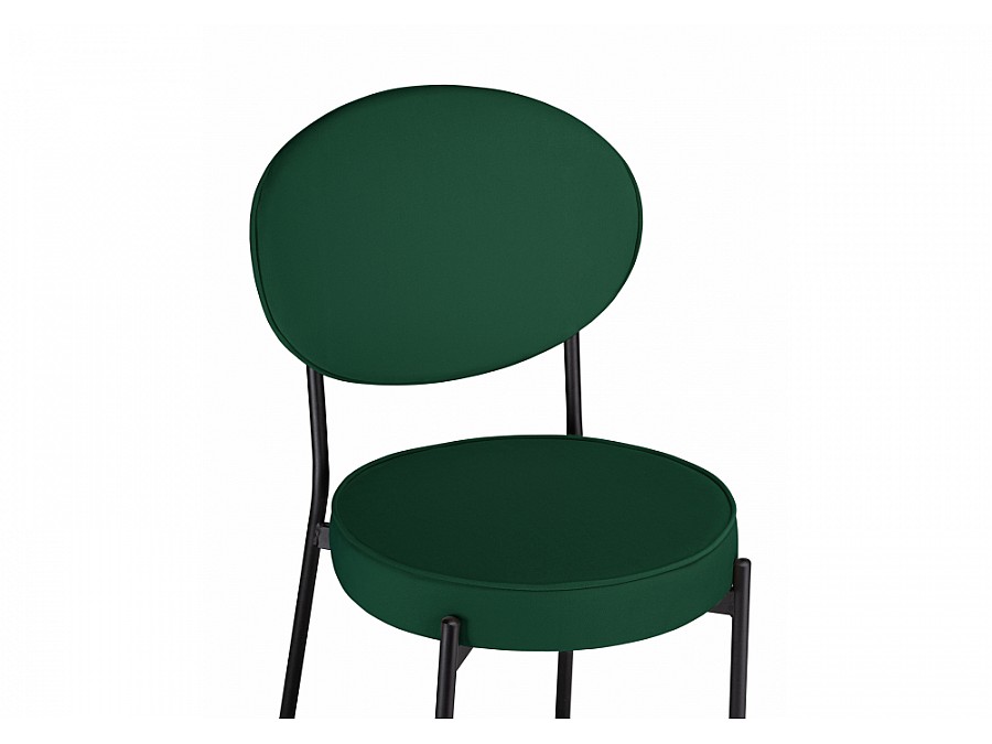 Стул на металлокаркасе Ройс зеленый / черный