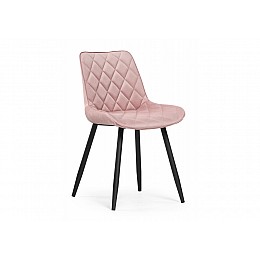 Стул на металлокаркасе Баодин розовый / черный