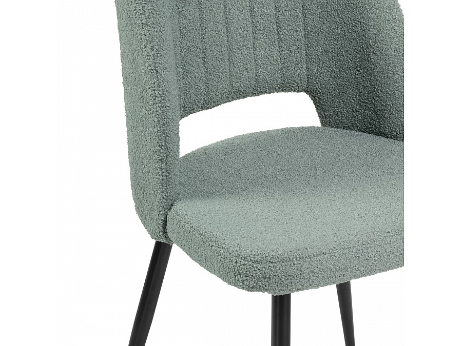 Стул на металлокаркасе Barton oliva / black