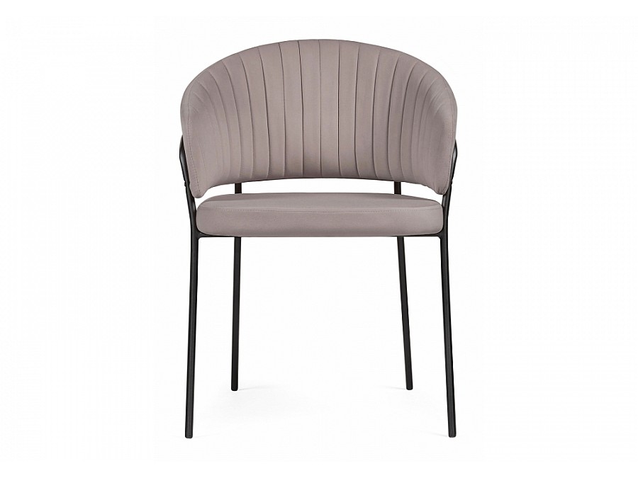 Стул на металлокаркасе Лео латте brandy light 4 / черный
