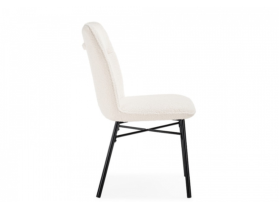Стул на металлокаркасе Denis beige / black