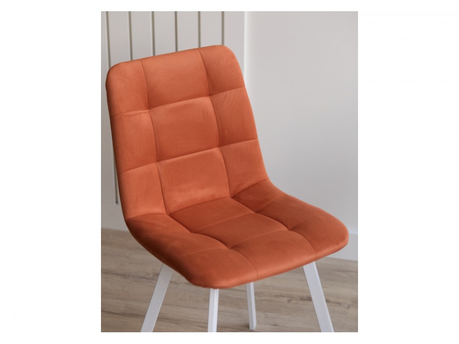 Чилли терракотовый / белый