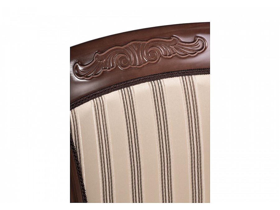 Стул деревянный Амбертин орех / агата полоса серая