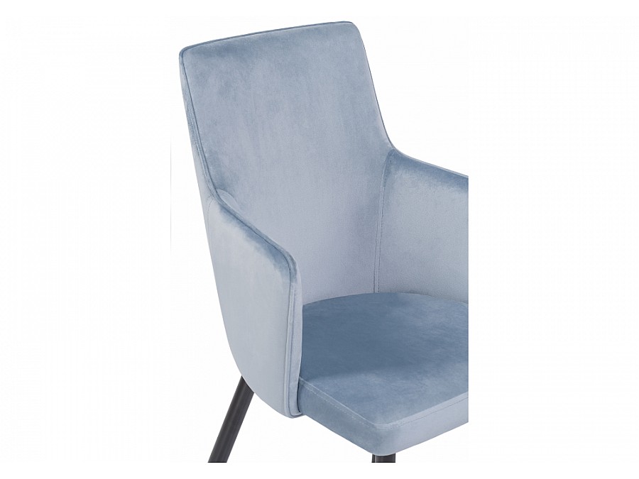 Стул на металлокаркасе Benza blue / black